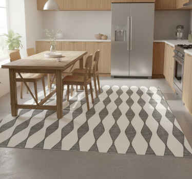 Vinilna preproga za kuhinjo rabaul ikaat bež motiv - TenStickers