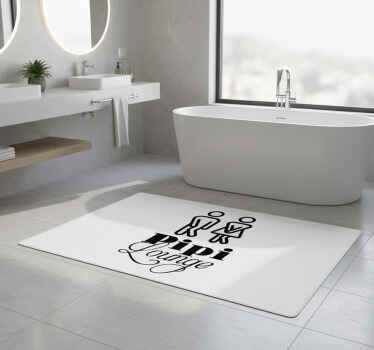 Tappeto vinile bagno area relax per cani - TenStickers