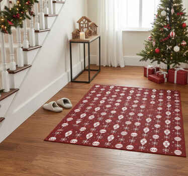 乙烯基地毯圣诞装饰球 - TenStickers