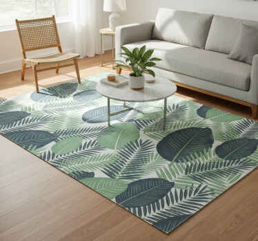 Vinil podovi cvijeće i biljke zelena džungla - TenStickers