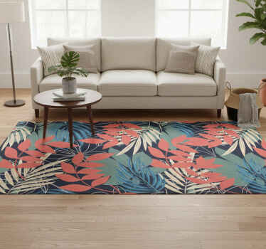 Vinil podovi cvijeće i biljke moderni elegantni uzorak - TenStickers