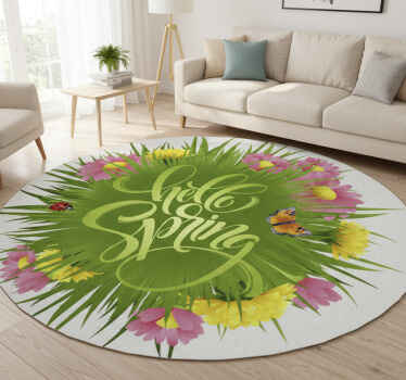 Vinil podovi cvijeće i biljke proljetno polje cvijeća - TenStickers