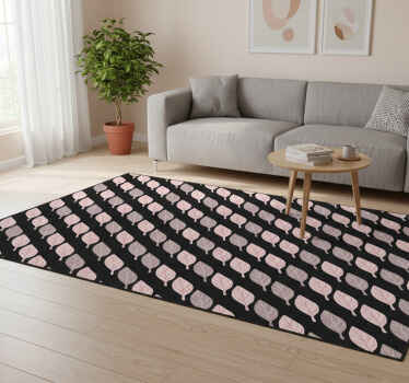 Vinil podovi cvijeće i biljke sa stylish uzorkom lišća - TenStickers