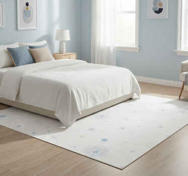 Celestial starburst dream bedroom vinyl rug - TenStickers