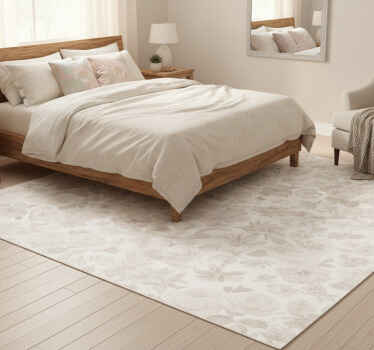 Vinil podovi spavaća soba vintage cvjetni uzorak - TenStickers