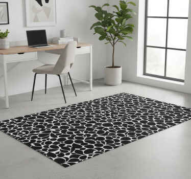 Gotas de agua geometric vinyl rug - TenStickers
