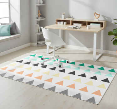 Geometric vinyl rug pack of 30 tiny triangles for baby - TenStickers