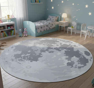Alfombra vinílica infantil luna llena - TenVinilo