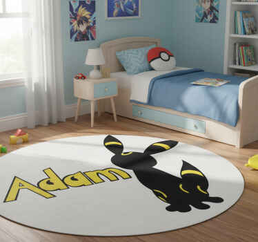Alfombra de vinilo infantil anime pokémon - TenVinilo