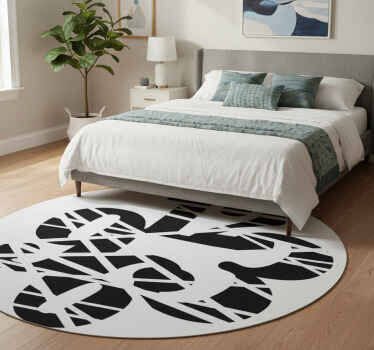 Vinyl tapijt slaapkamer gesneden vinyl klok - TenStickers