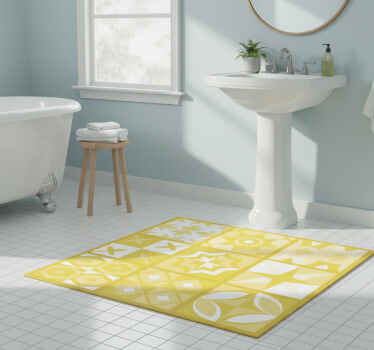 Tappeto vinile bagno pantone illuminante - TenStickers