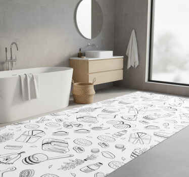 Tappeto vinile bagno articoli per il bagno - TenStickers