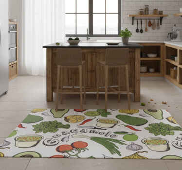 Kitchen vinyl rug mexican fruit decorative design - TenStickers