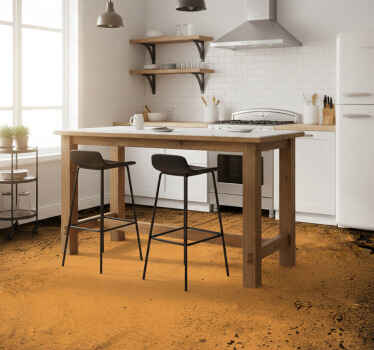 Grunge texture kitchen vinyl rug - TenStickers