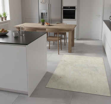 Cream stone shades kitchen vinyl rug - TenStickers