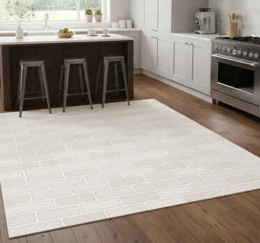 Kitchen vinyl rug antique brick design - TenStickers