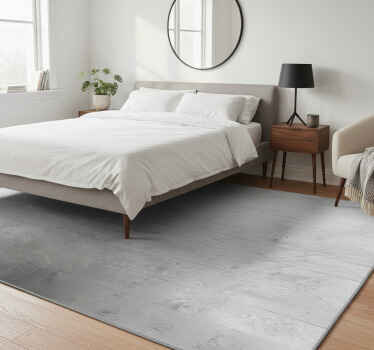 Χαλί κρεβατοκάμαρας σε ρετρό ωμό γκρι σκυρόδεμα - TenStickers