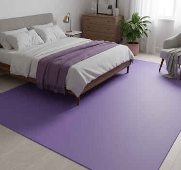 Tapete vinílico quarto e lençol roxo para armário - TenStickers