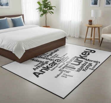 卧室乙烯基地毯土耳其装饰文字 - TenStickers