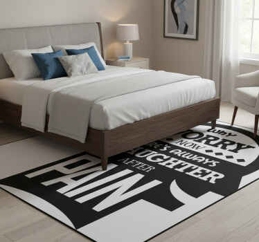 卧室乙烯基地毯 装饰乙烯基无忧虑 - TenStickers