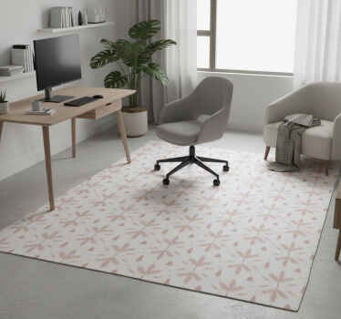 Office vinyl rug in nordic seasonal design - TenStickers