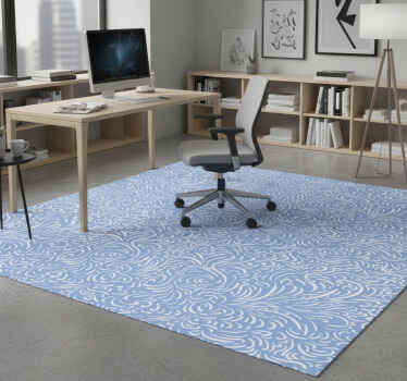 Tapete vinílico para escritório padrão congelado - TenStickers