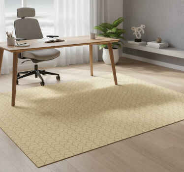 Tapete vinílico para escritório cinza gráfico e bege - TenStickers