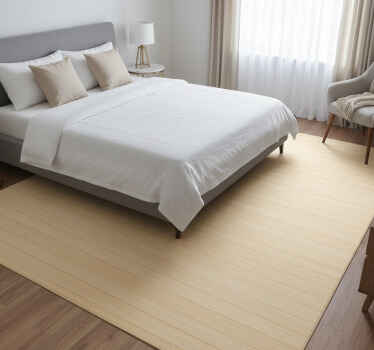 Bedroom vinyl rug in light oak wood design - TenStickers