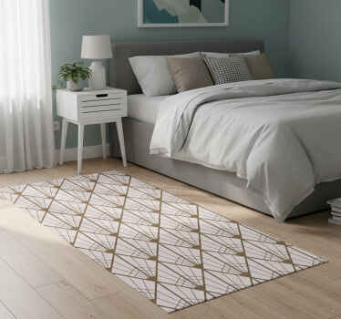 Bedroom vinyl rug nordic style design - TenStickers