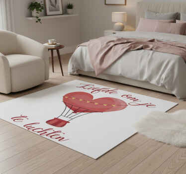 Tapis vinyle chambre amour pour aérer ton cœur - TenStickers