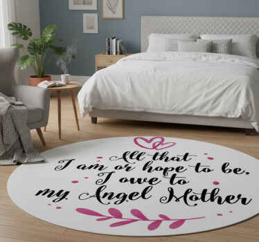 Tapis vinyle chambre mère d'abraham lincoln - TenStickers