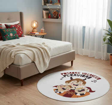 Tapis vinyle chambre posadas chant de noël - TenStickers