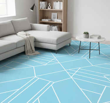 Vinyl tapijt scandinavisch geometrisch mozaïek - TenStickers