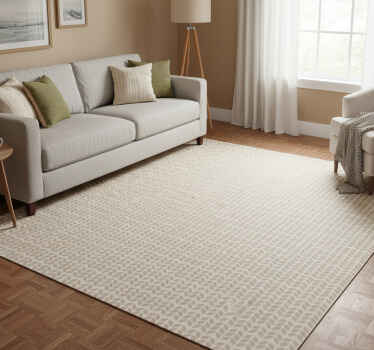 Tapis vinyle nordique à rayures irrégulières délicates - TenStickers