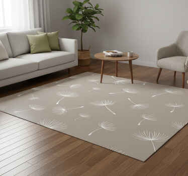 Nature vinyl rug dandelion quilt - TenStickers