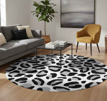 Vinyl teppich tiere leopardfell - TenStickers