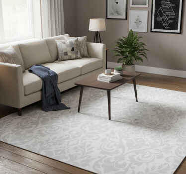 Vintage vinyl rug grunge damask design - TenStickers
