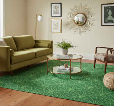 Vintage vinyl rug in art deco style - TenStickers