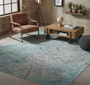 Vintage vinyl rug rustic industrial decor - TenStickers