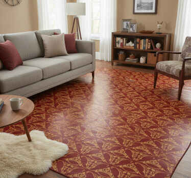 Vintage vinyl rug pugin design - TenStickers
