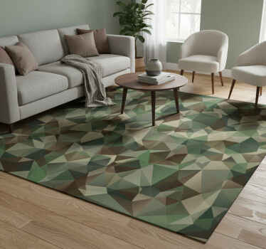 Vinyl teppich textur im camouflage design - TenStickers