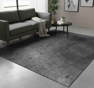 Alfombra vinílica imitación acero oscuro - TenVinilo
