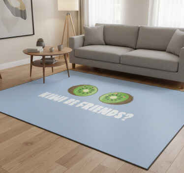 Vinyl teppich spruch lustiger spruch mit kiwis - TenStickers