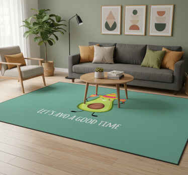Vinyl teppich spruch lustiger spruch mit avocados - TenStickers