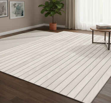 Vinyl teppich textur rohe vertikale beige holzbretter - TenStickers