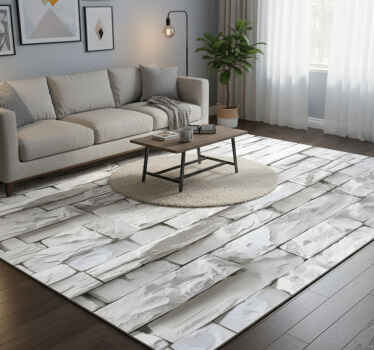 Vinyl teppich textur mit elegantem muster - TenStickers