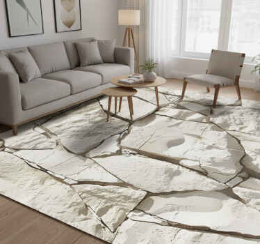 Vinyl teppich textur hellbeige - TenStickers
