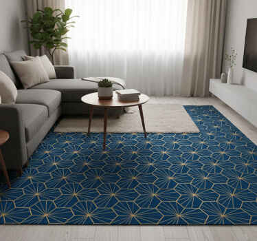 Vinyl teppich geometrisch elegantes muster - TenStickers