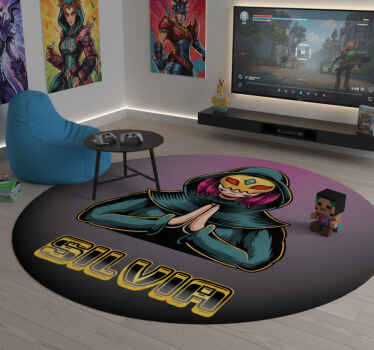 Game vinyl rug hero of telekinesis - TenStickers