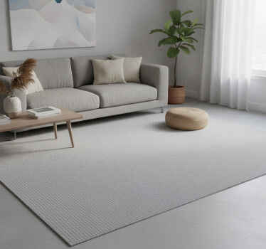 Grey translucent vinyl rug - TenStickers